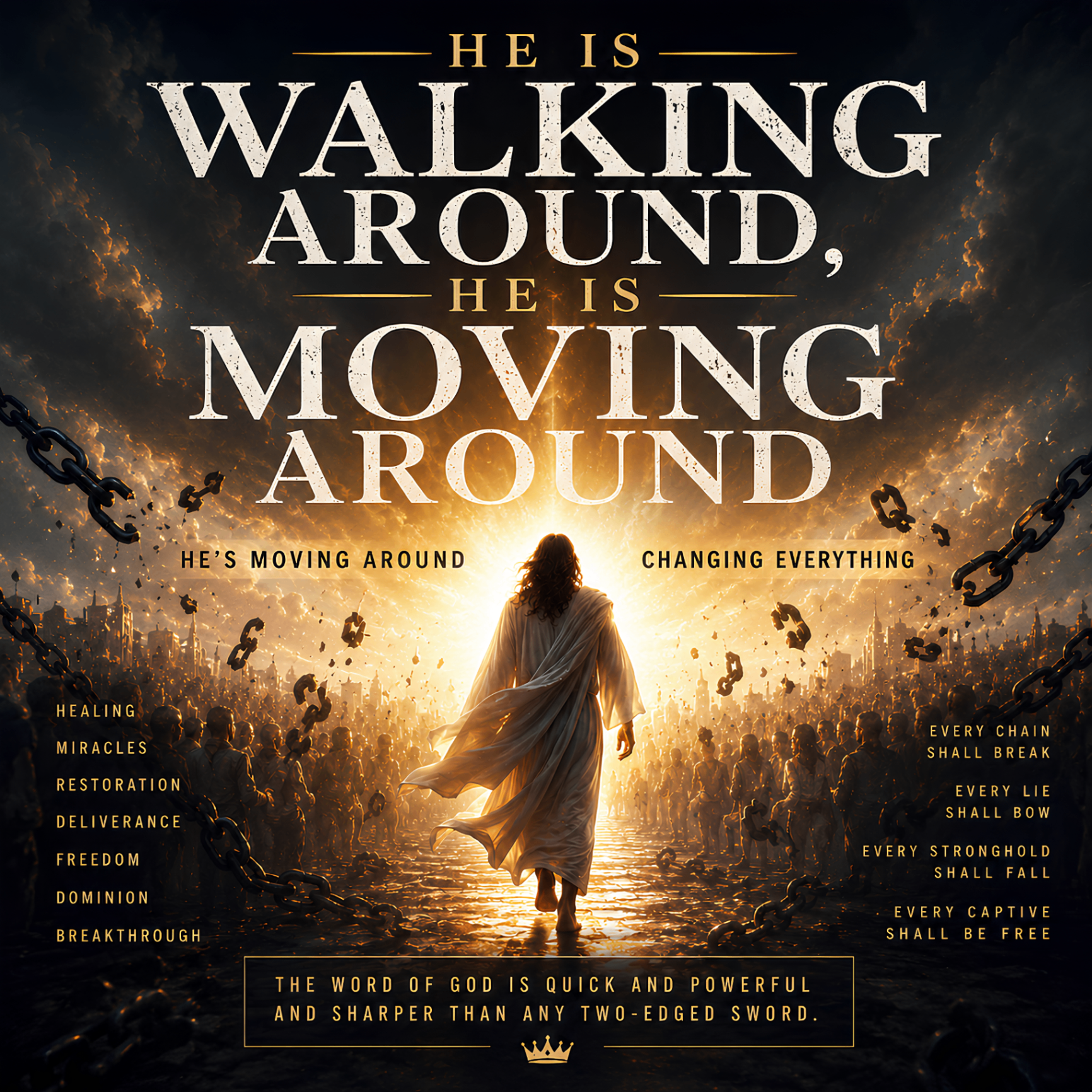 He Is Walking Around, He Is Moving Around album artwork